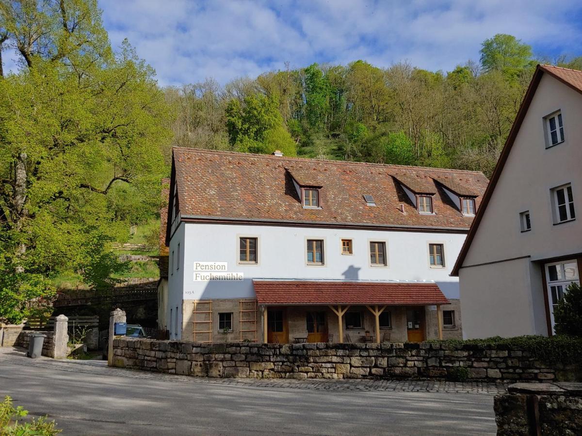 Pension Fuchsmuehle Rothenburg ob der Tauber Exterior photo